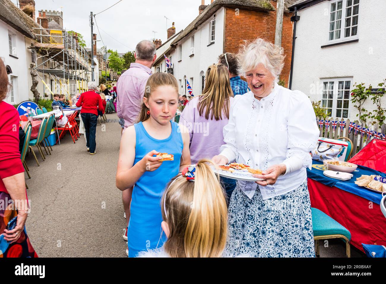 The East Budleigh Coronation Street Party Stock Photo Alamy