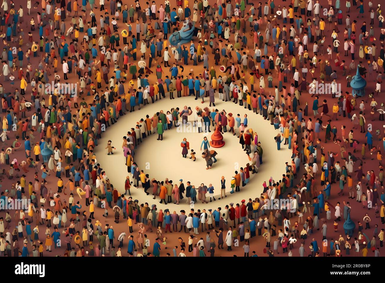 Population queuing hi-res stock photography and images - Alamy