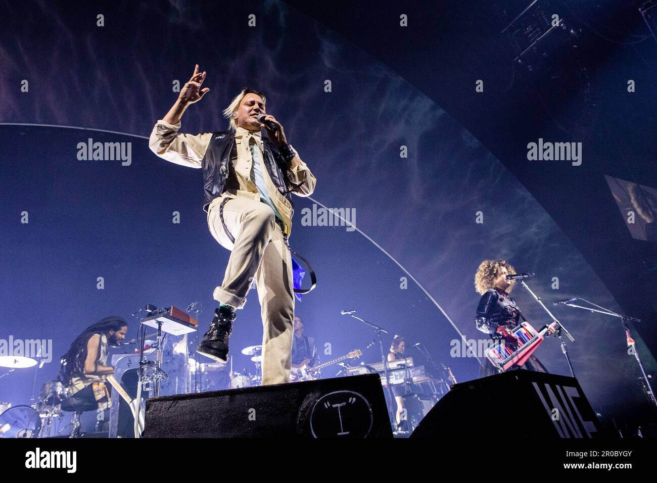 Arcade Fire in concert in Milano, on septeber 12th 2022 Stock Photo