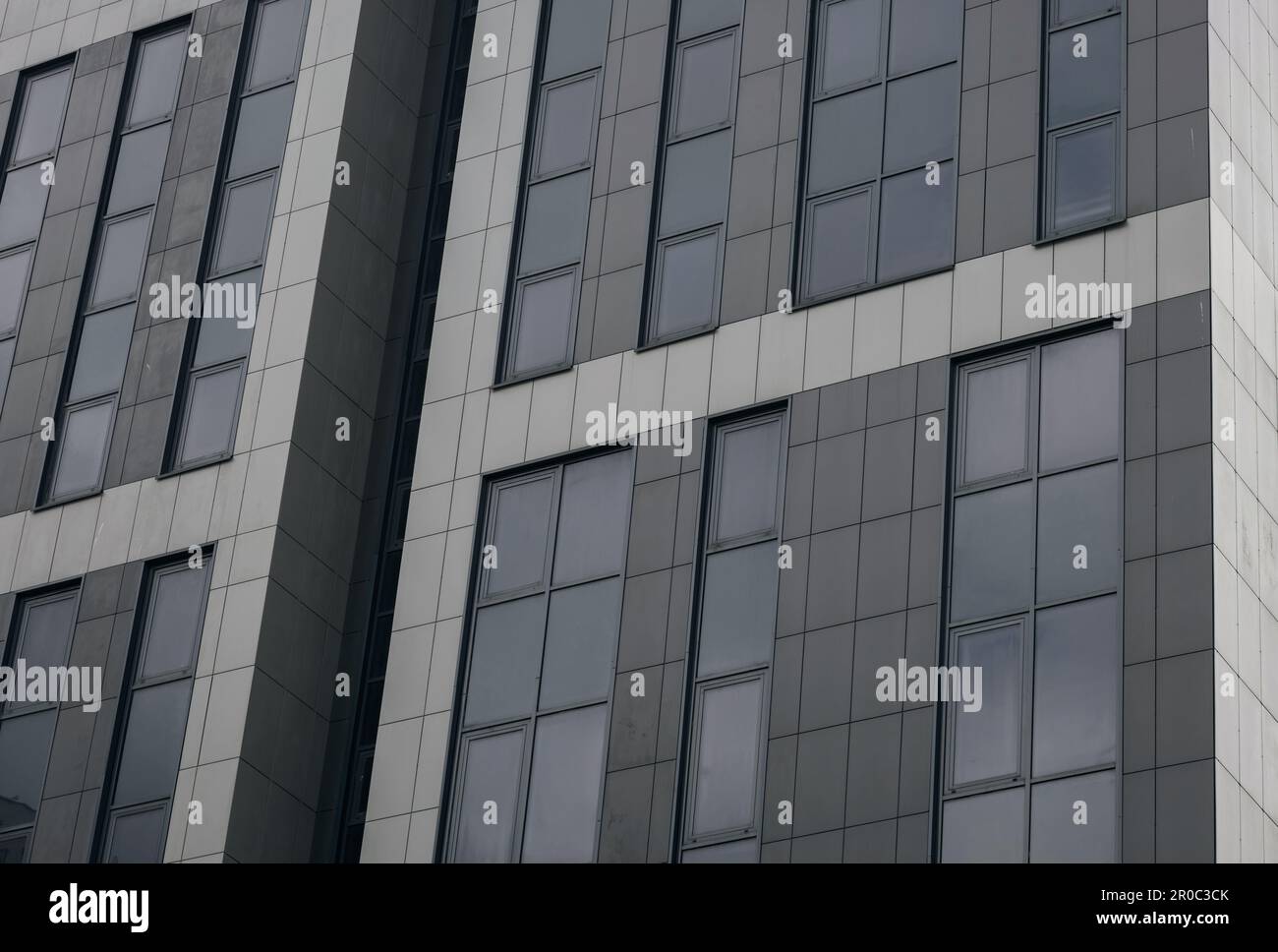 Beautiful view of Steel And Glass High-Rise Architecture