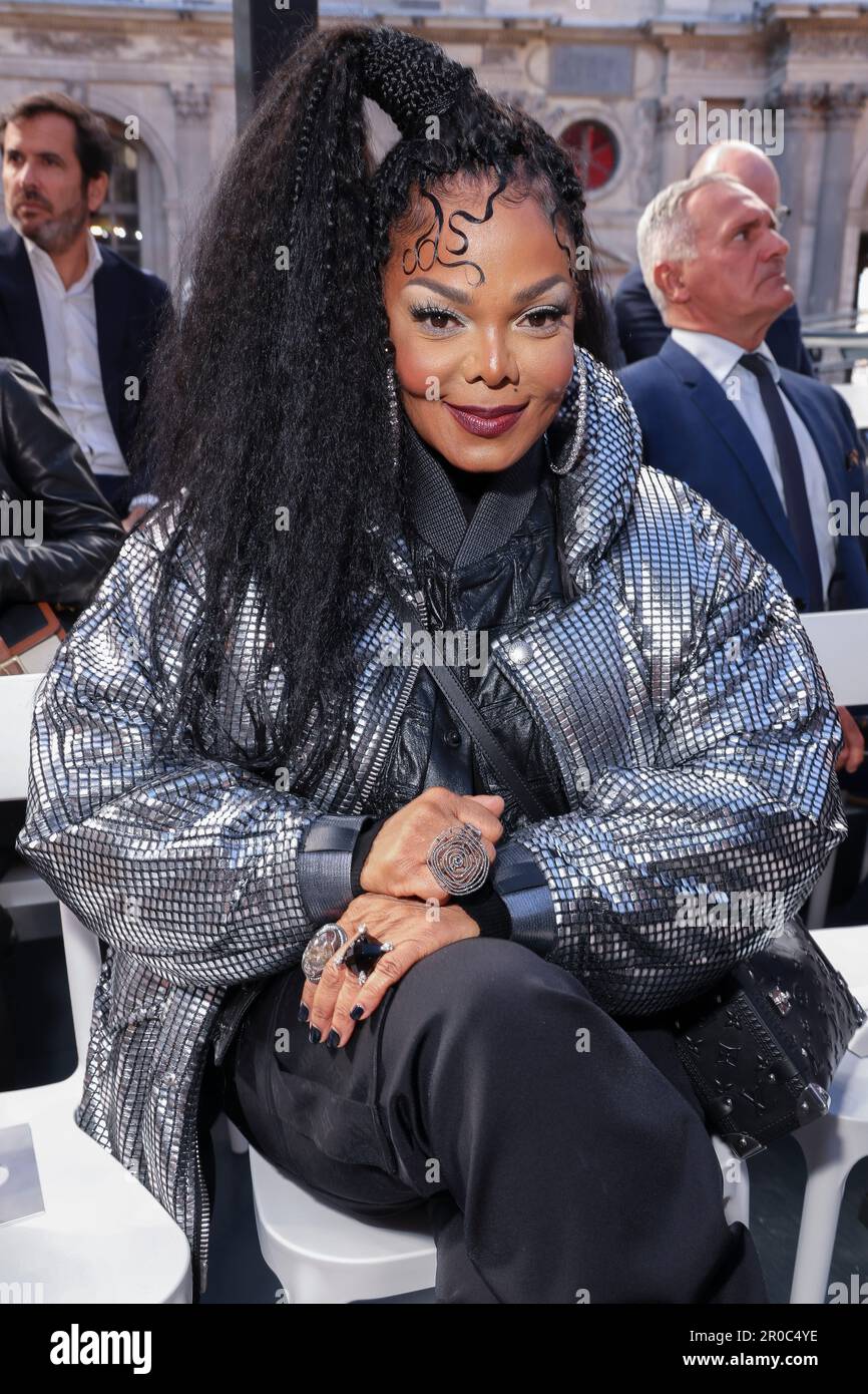 Jane Jackson arrive for the Louis Vuitton ready-to-wear Spring/Summer 2023  fashion collection presented Tuesday, Oct. 4, 2022 in Paris. (Photo by  Vianney Le Caer/Invision/AP Stock Photo - Alamy