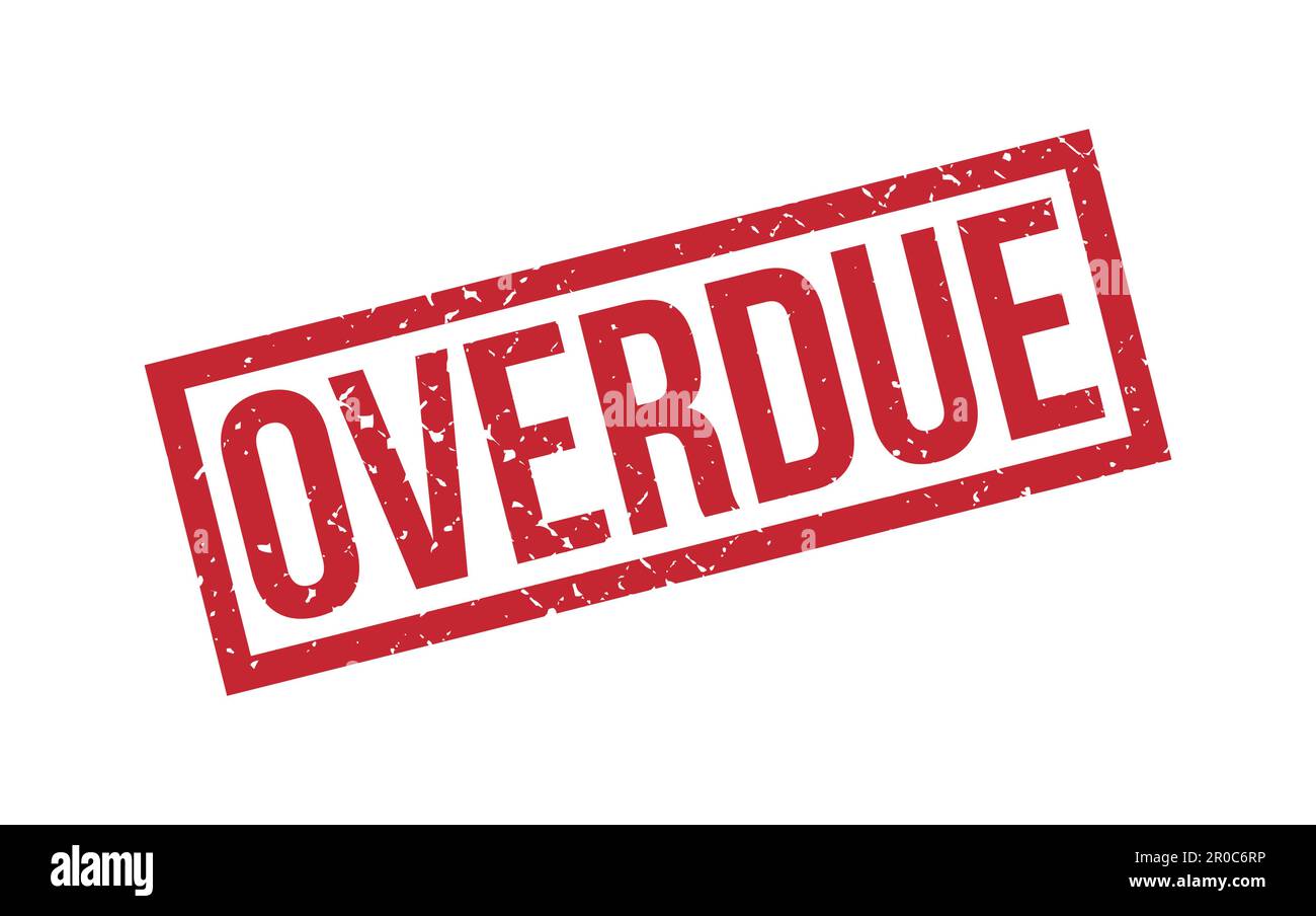 Overdue Stamp Seal Vector Illustration Stock Vector Image & Art Alamy