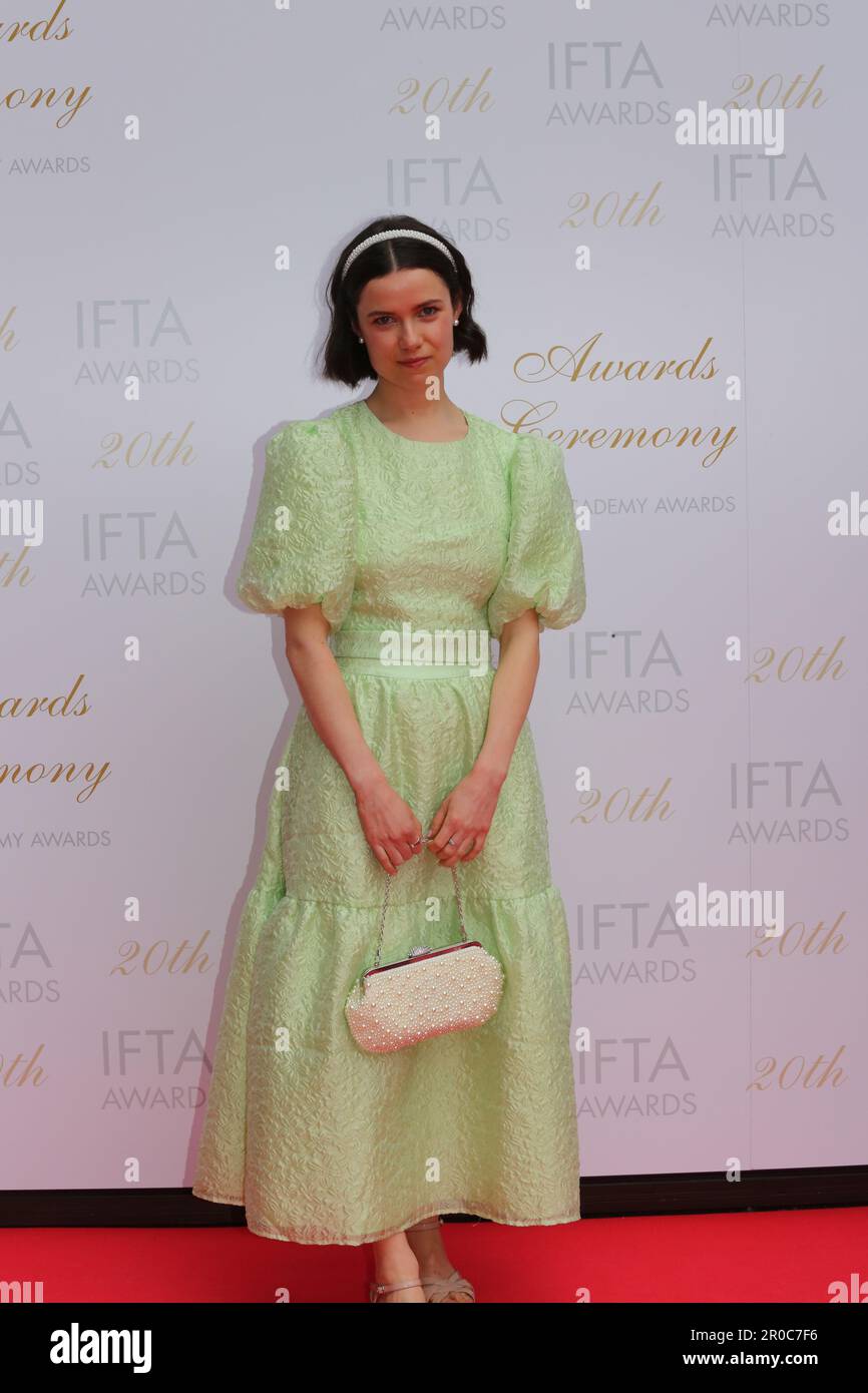 Dublin, Ireland. 7th May 2023. Zara Devlin arriving on the red carpet