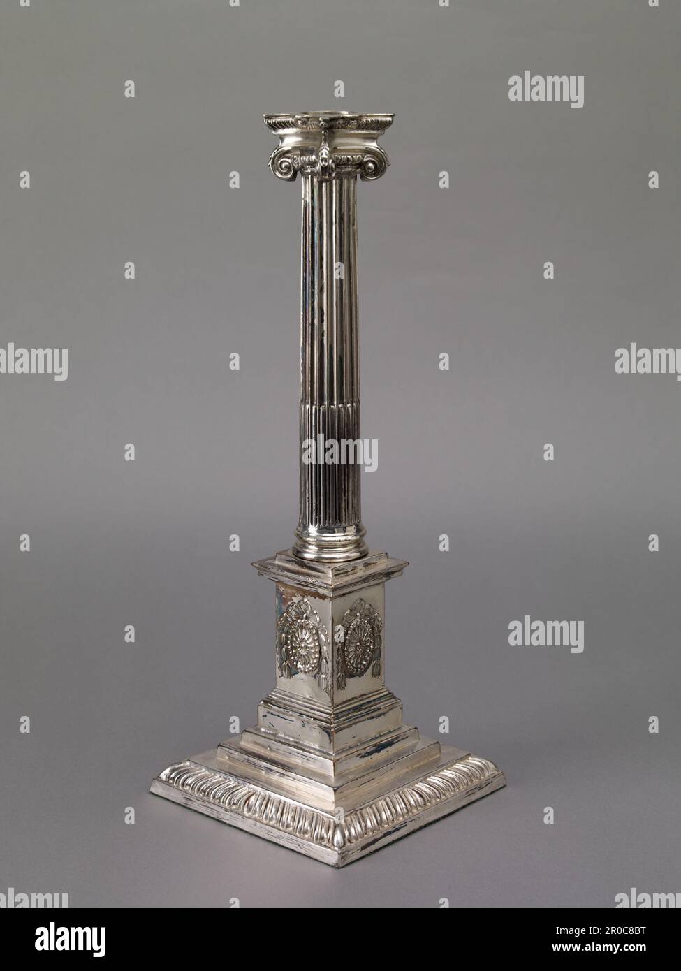 Candlestick. Makers Matthew Boulton & John Fothergill Stock Photo Alamy