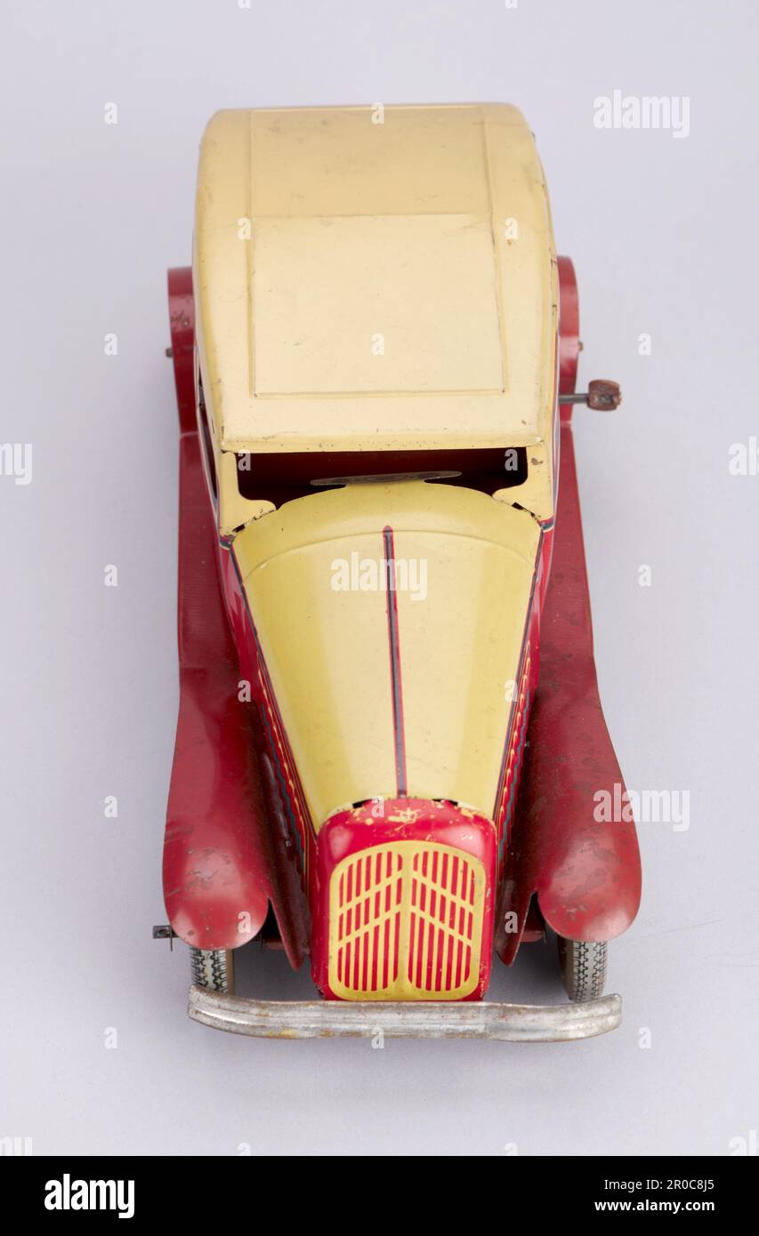 Tinplate Toy Citroen Car, 1919-1932. Manufacturer: Alfred Wells & Co. Stock Photo
