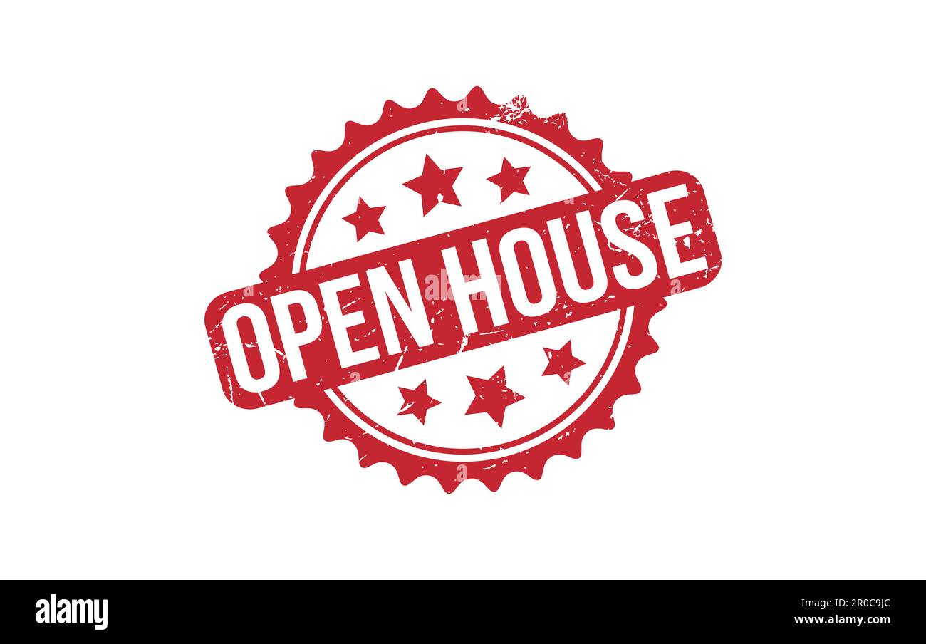 Open House Stamp Seal Vector Illustration Stock Vector Image & Art Alamy