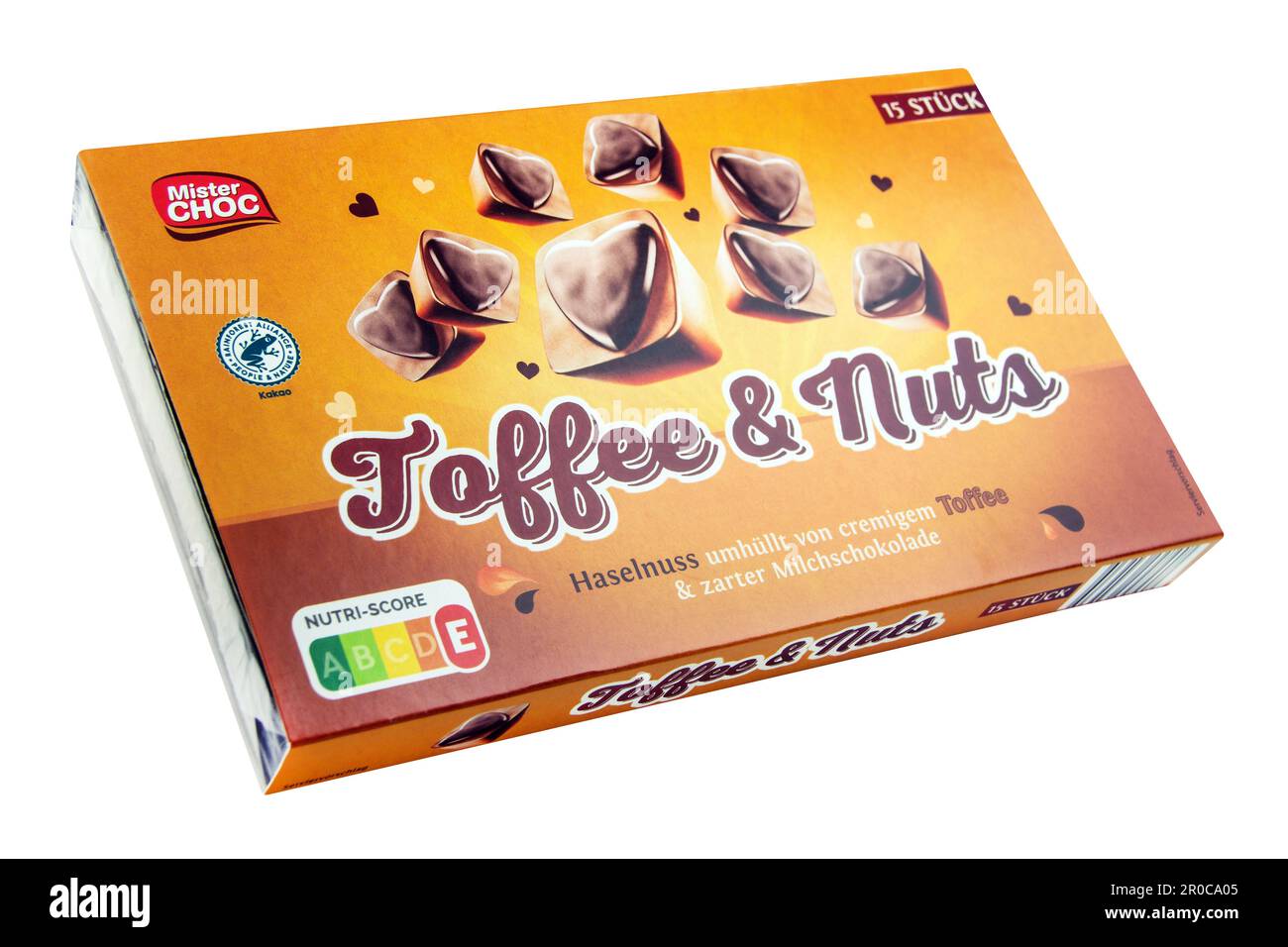 Mister Choc Toffee und Nuts und Verpackung Stock Photo Alamy