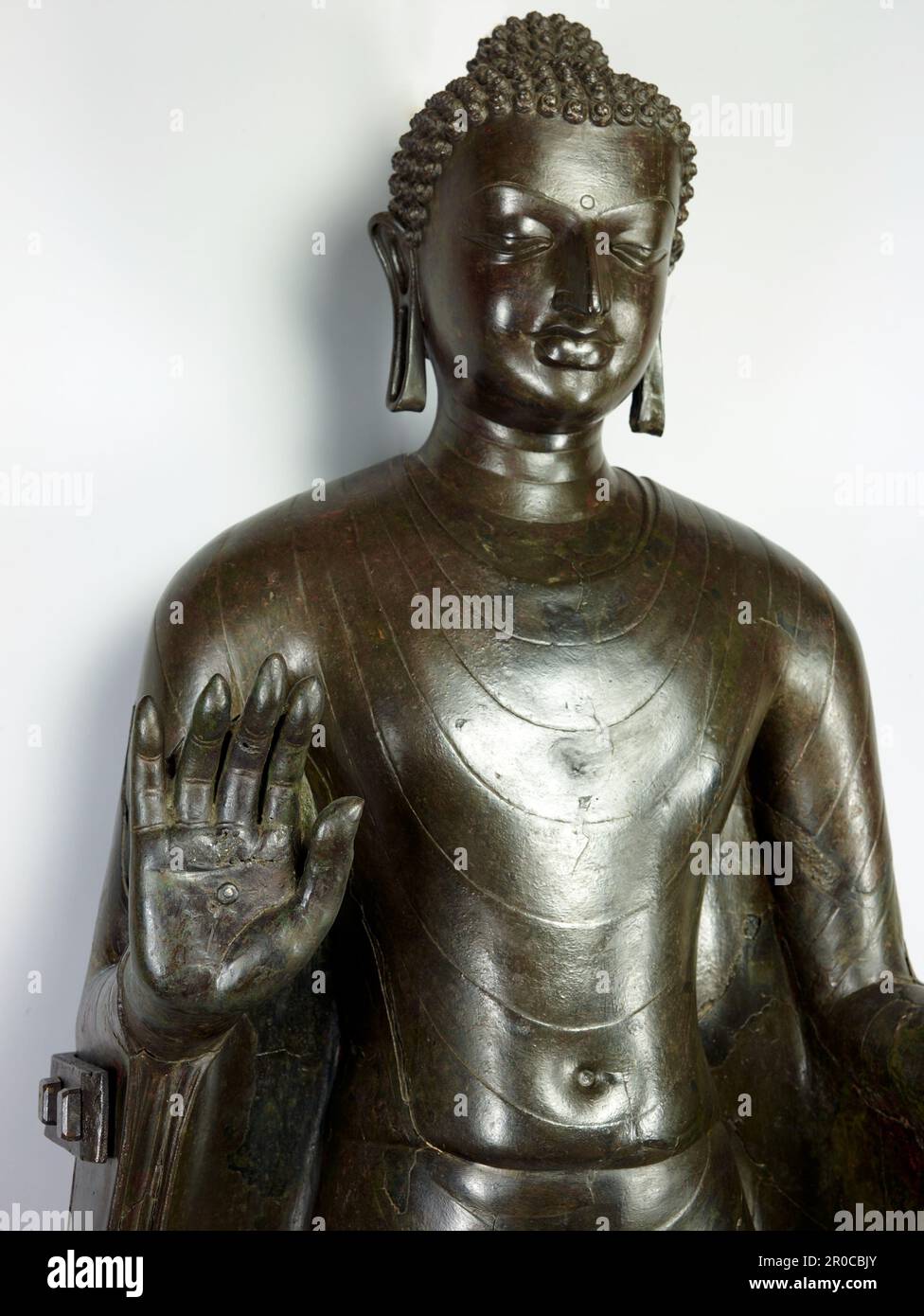 The Sultanganj Buddha, 500700. Artist unknown.. Cast by the lostwax