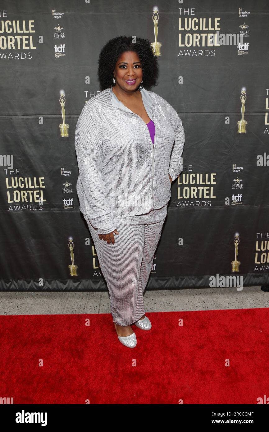 New York, United States. 07th May, 2023. Natasha Yvette Williams attends the 2023 Lucille Lortel Awards held at NYU Skirball in New York, NY on May 7, 2023 (photo by udo salters/SIPA USA) Credit: Sipa USA/Alamy Live News Stock Photo