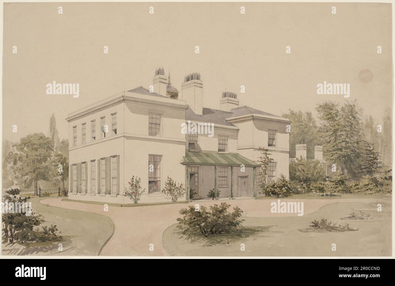 Heathfield Hall, Handsworth, 1853. By Allen Edward Everitt. Heathfield