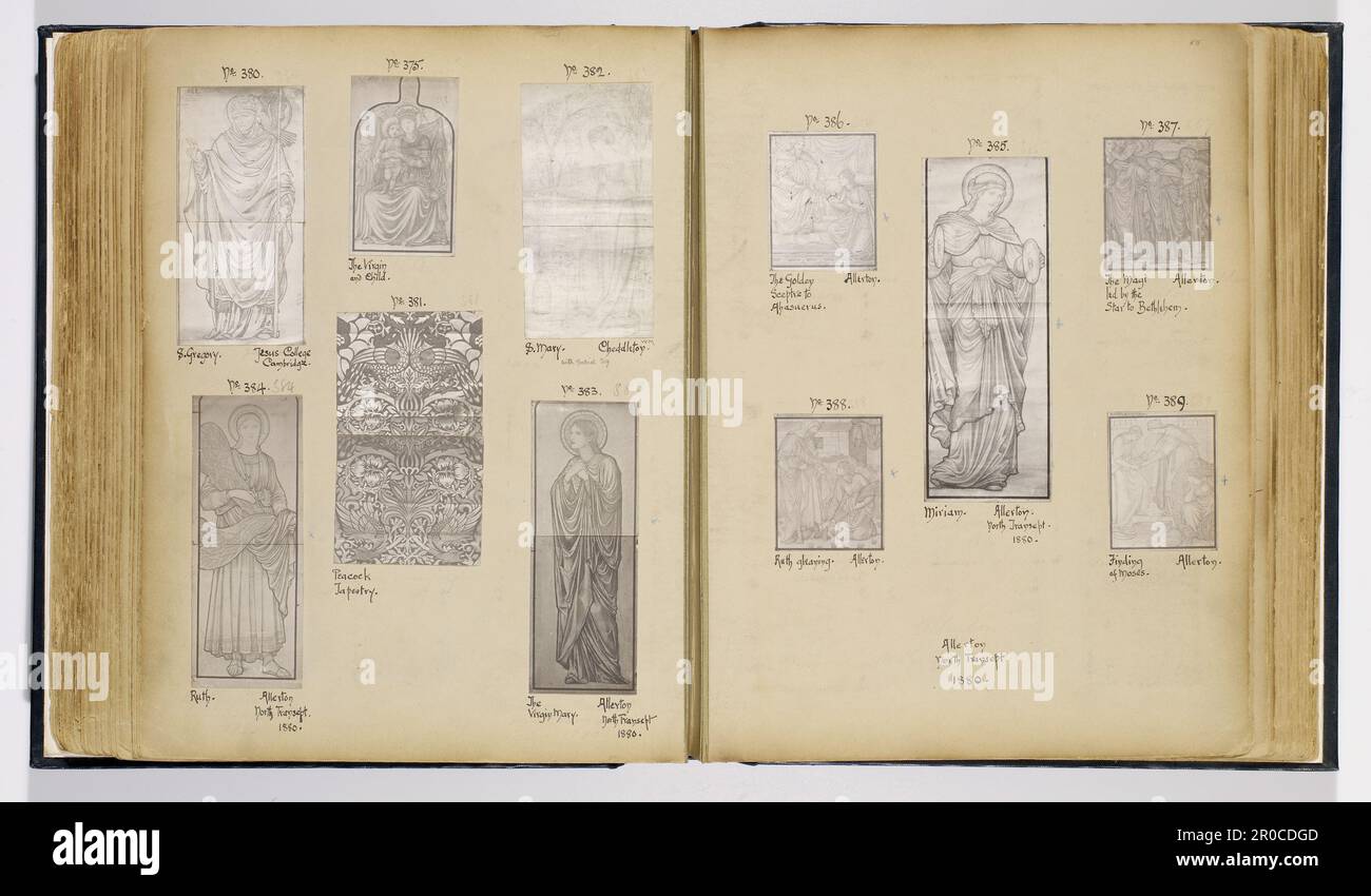 Designs 8199. Morris & Company Windows Book Photographic Album of