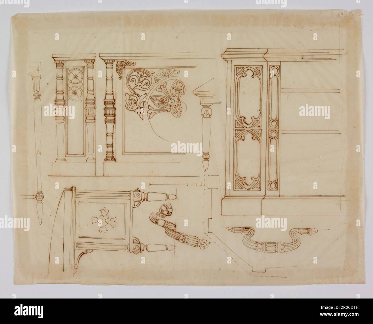 Wilkinson Tracing, Partial designs for several different pieces of