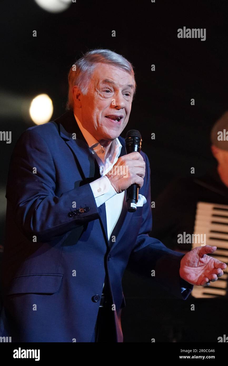 French singer Adamo performing in Montreal Stock Photo Alamy
