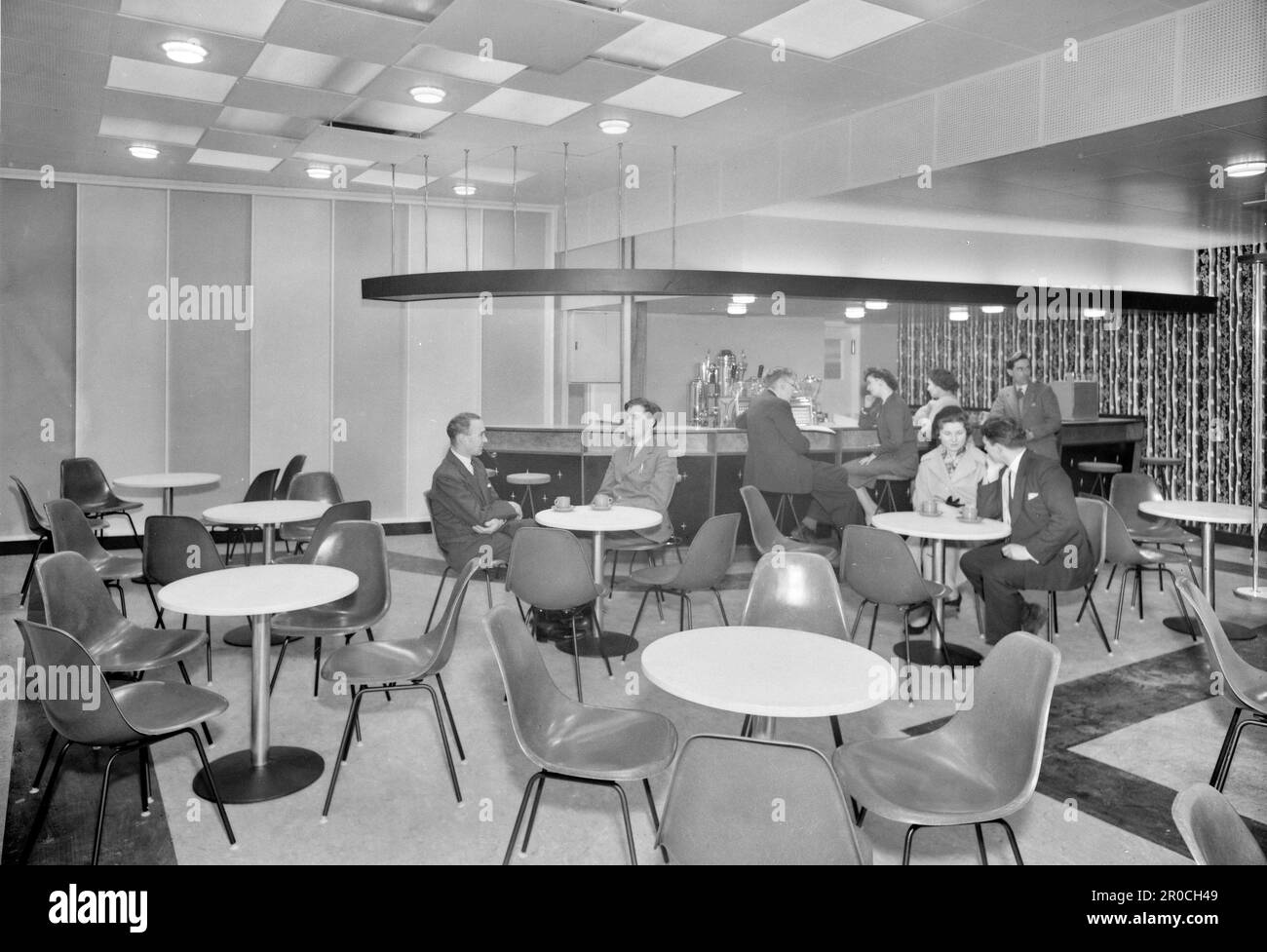 Tea Room, cafe 1961 Stock Photo Alamy