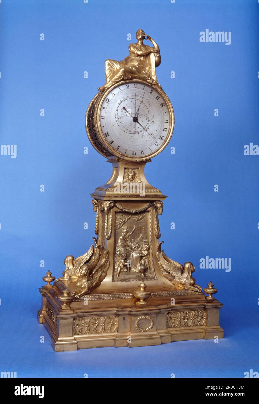 Sidereal Clock, made in 1800. Attributed to James Newton.. Sidereal