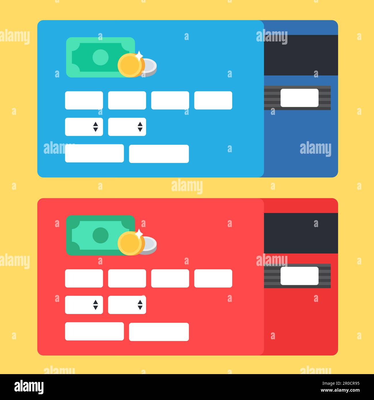  Template,  Elements for site form of online shopping and enter