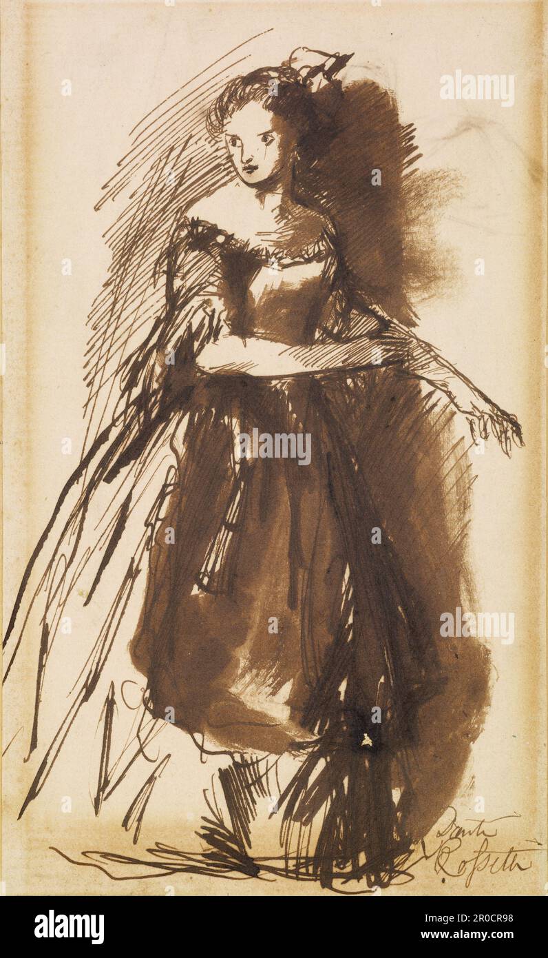 formal evening dress women Philippe De Rougemont, Portrait Of A Lady In An Evening Gown – Brave Fine  Art