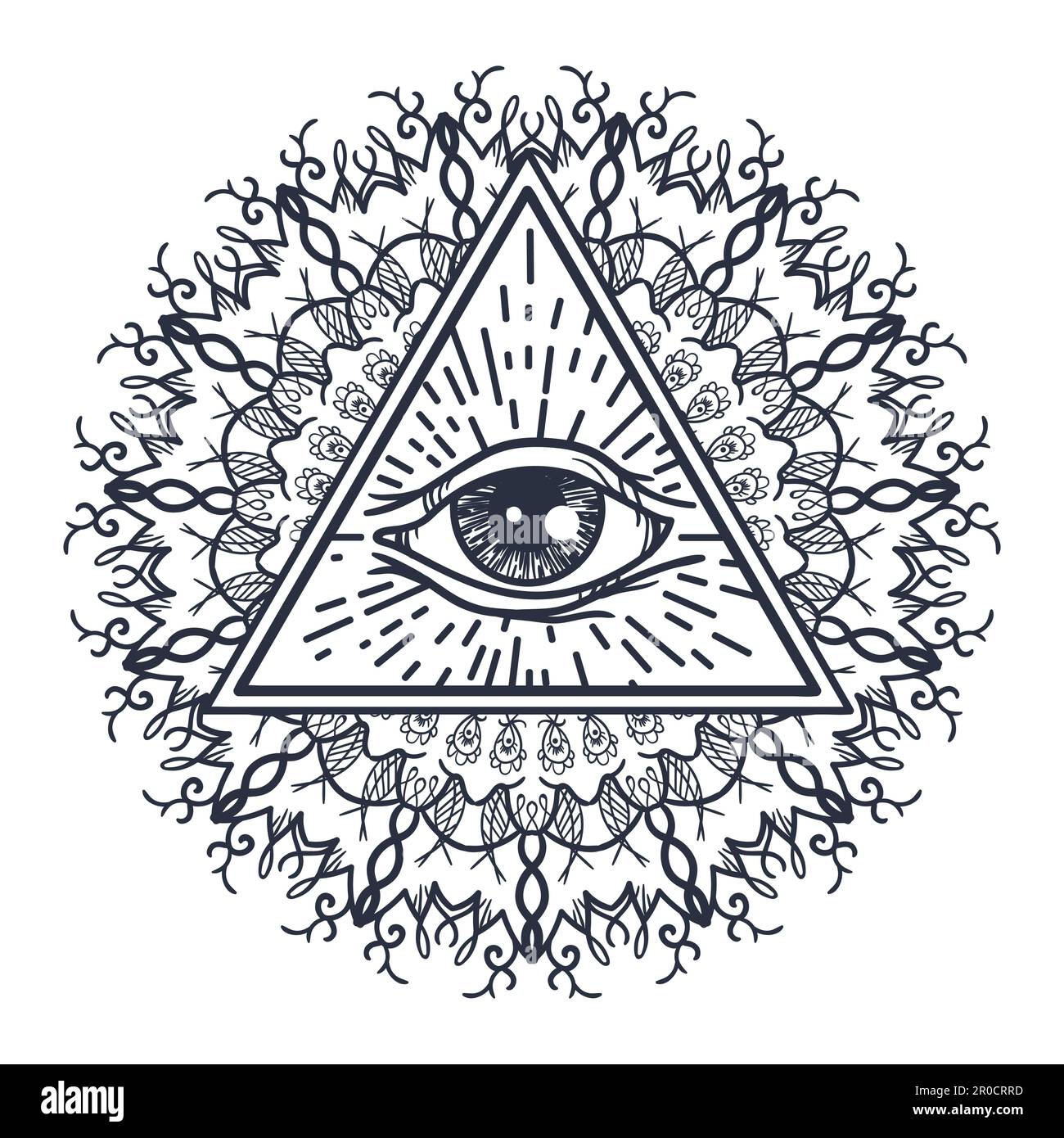 All Seeing Eye Symbol Tattoo