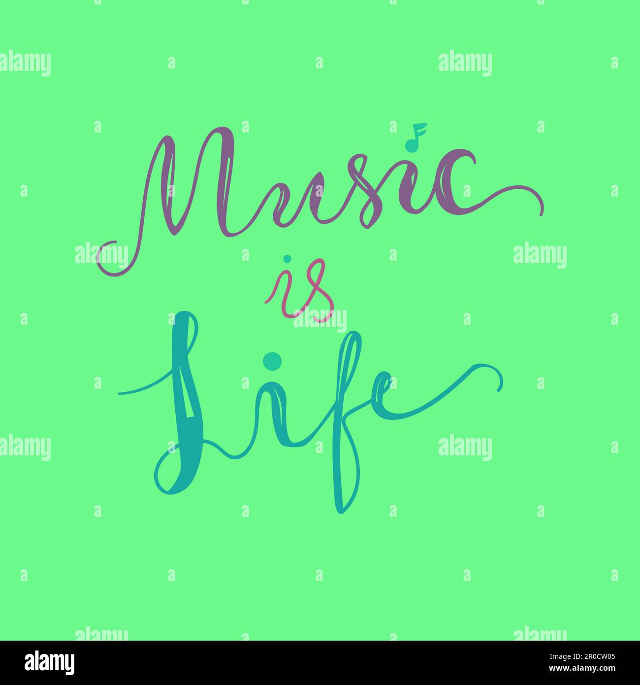 In Concert Lettering Vintage Musical Lettering for Banner and Badge. Sticker, Poster ...