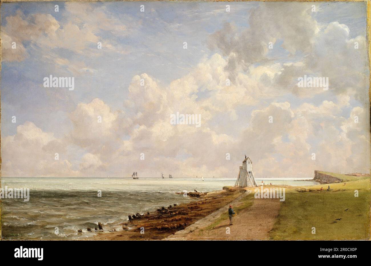 Harwich Lighthouse, 1820-22. Artist: John Constable Stock Photo