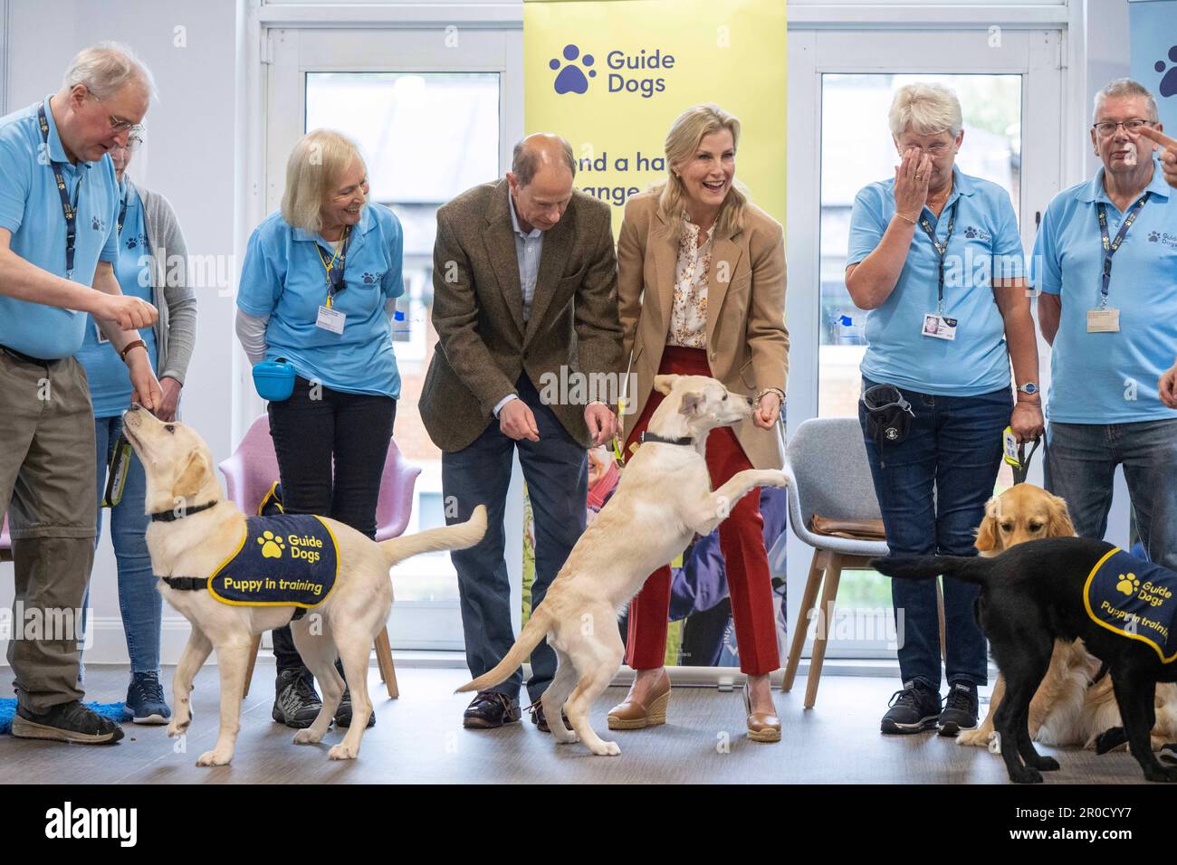The Duke of Edinburgh and Duchess of Edinburgh, along with a fourmonth