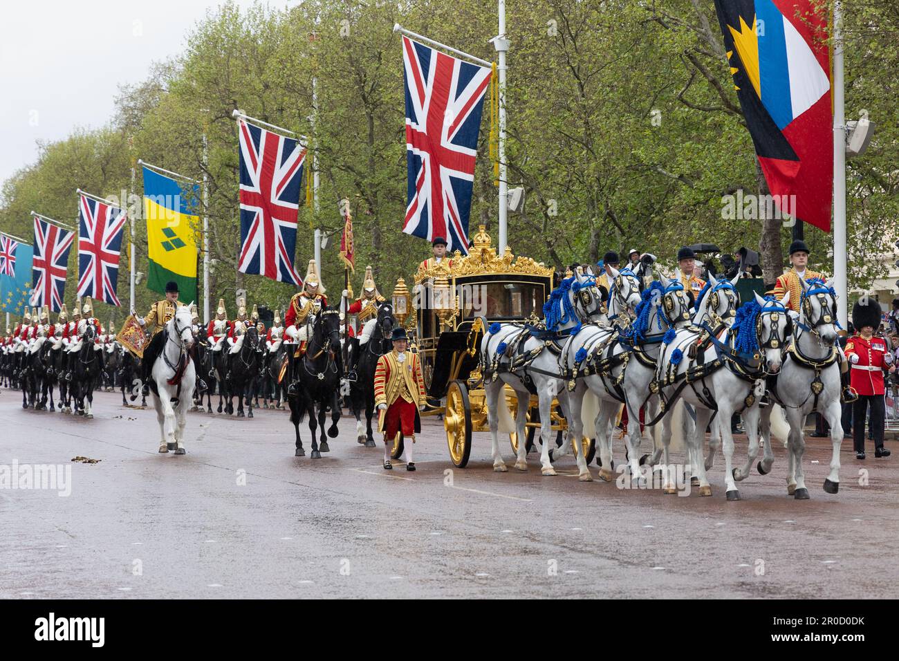 6th May 2023 King Charles & Queen Camilla traveling in Gold State