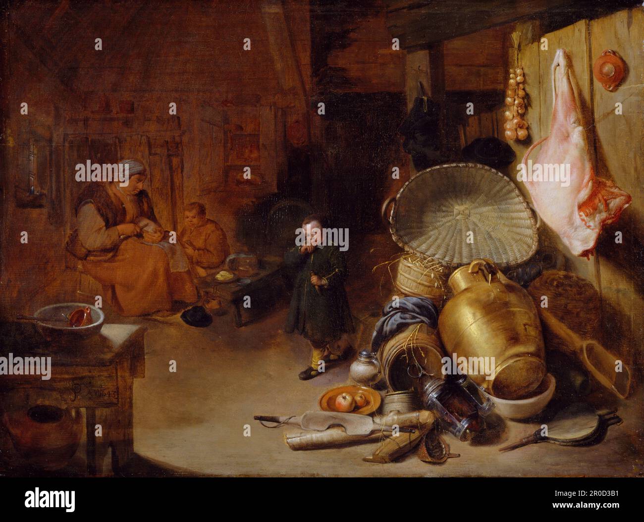 Interior with Figures, 1643. Artist Pieter Jacobsz Duyfhuysen