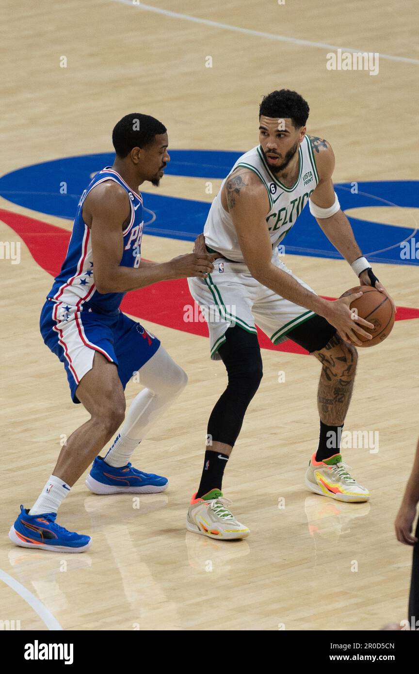 PHILADELPHIA, PA - MAY 7: Jayson Tatum #0 Of The Boston Celtics ...