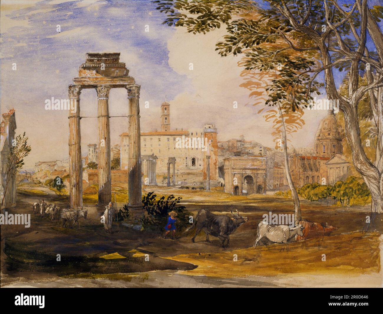 The forum ancient rome painting hi-res stock photography and images - Alamy