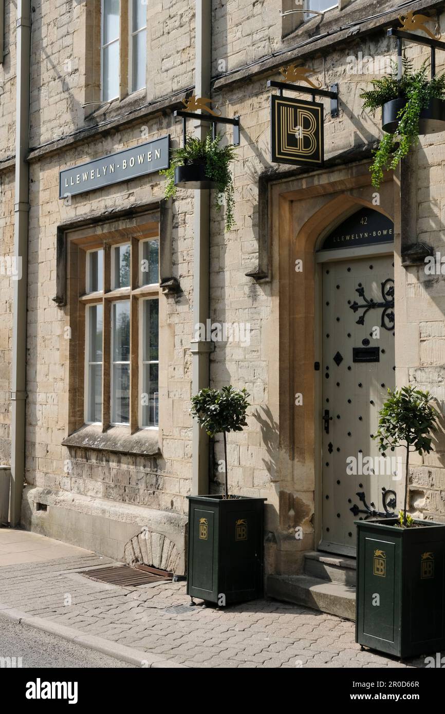 Around Cirencester a small town in the Cotswolds UK LLewelyn Bowen show room Stock Photo