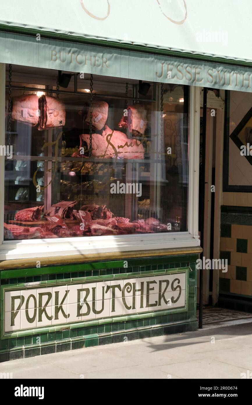 Around Cirencester a small town in the Cotswolds UK Jesse Smith Pork Butchers Stock Photo
