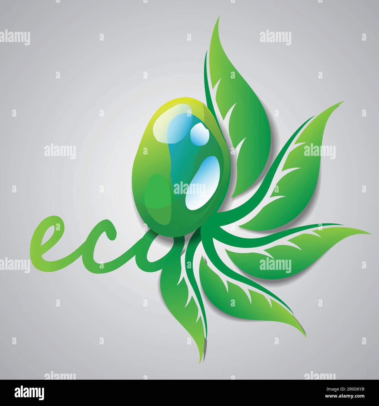 Eco Concept Illustration Stock Vector Image & Art - Alamy
