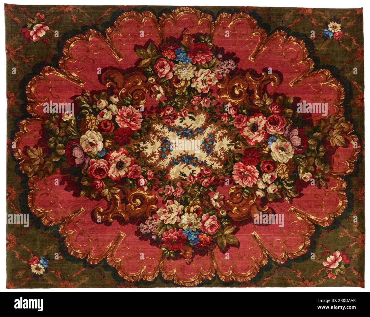 Kidderminster Carpet, c.1851. Carpet shown at the Great Exhibition, ca