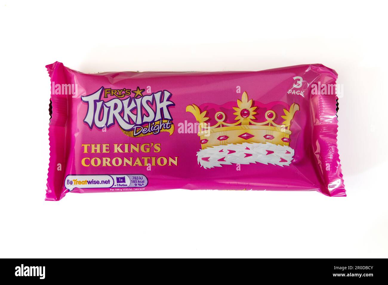 Fry's Turkish Delight limited edition King’s Coronation packaging Stock Photo