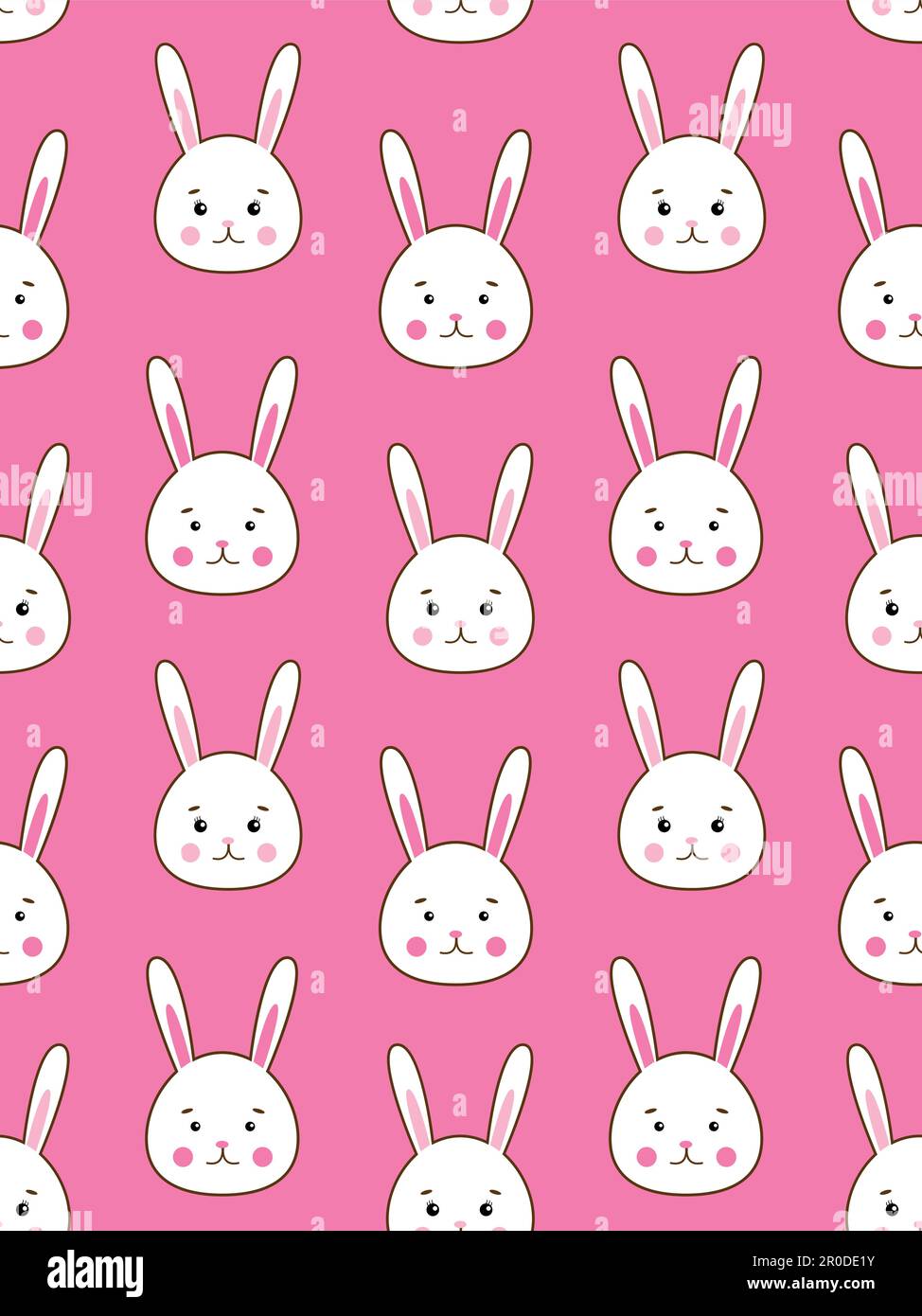 Ears cute fluffy rabbit Stock Vector Images - Alamy