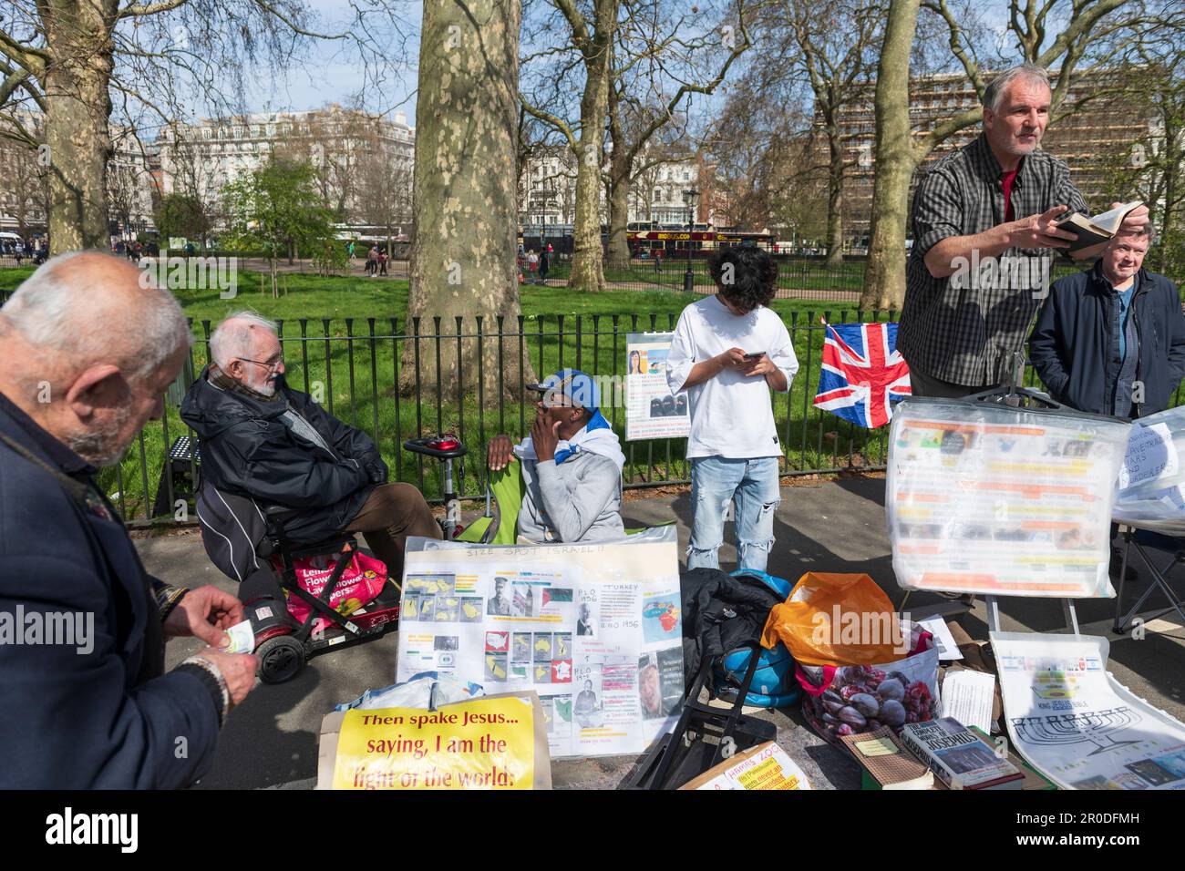 A male christian preacher, Speakers' Corner, Hyde Park, London