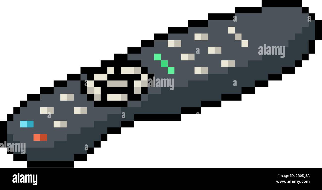 pixel art of old remote control Stock Vector Image & Art Alamy