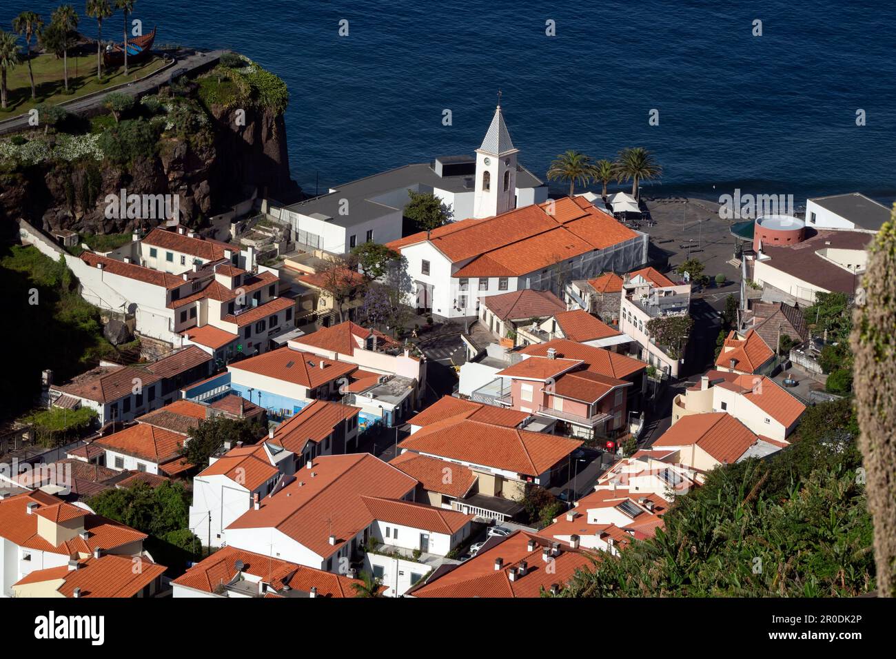 The Village of Câmara de Lobos, Madeira, Portugal Stock Photo