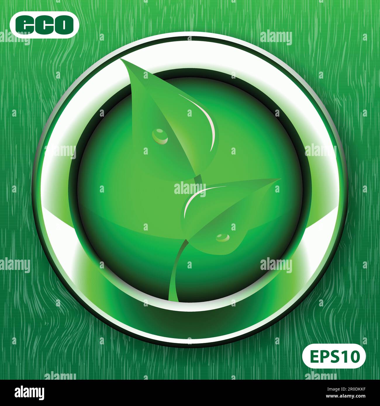 Green Eco Friendly Label or Button Template Stock Vector Image & Art ...