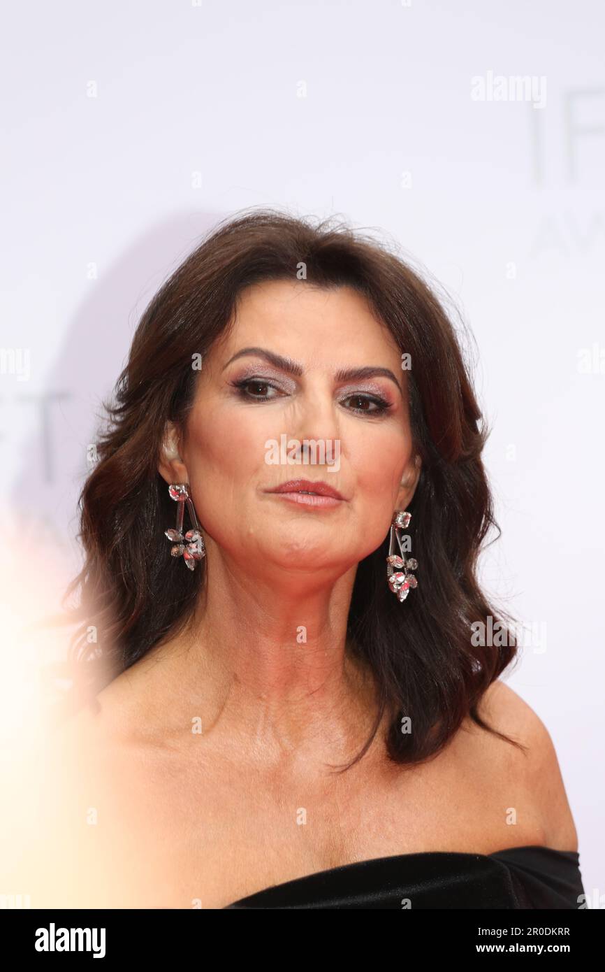 Dublin, Ireland. 7th May 2023. Deirdre O’Kane arriving on the red