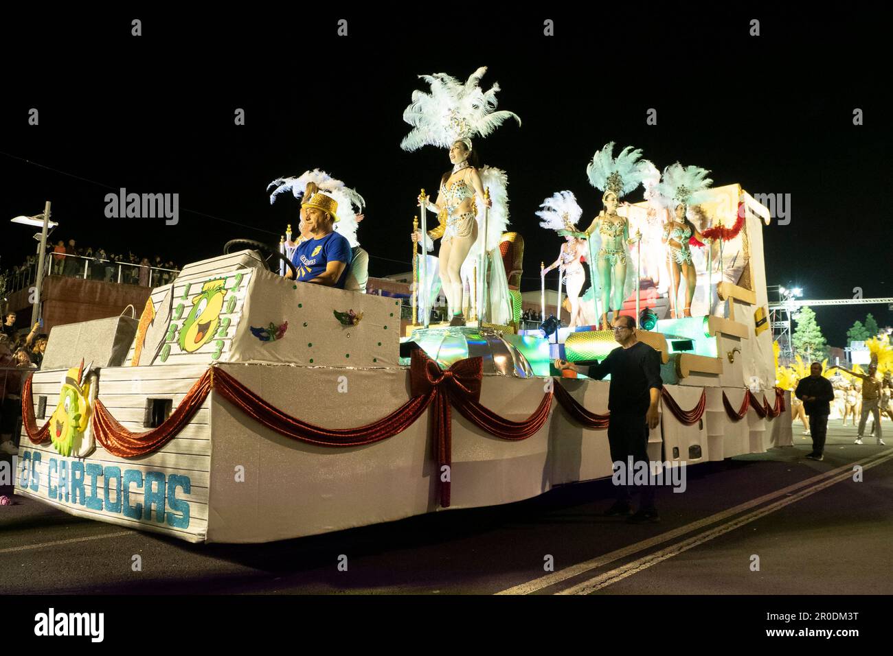 A Float, the February Carnival, Funchal, Madeira, Portugal Stock Photo