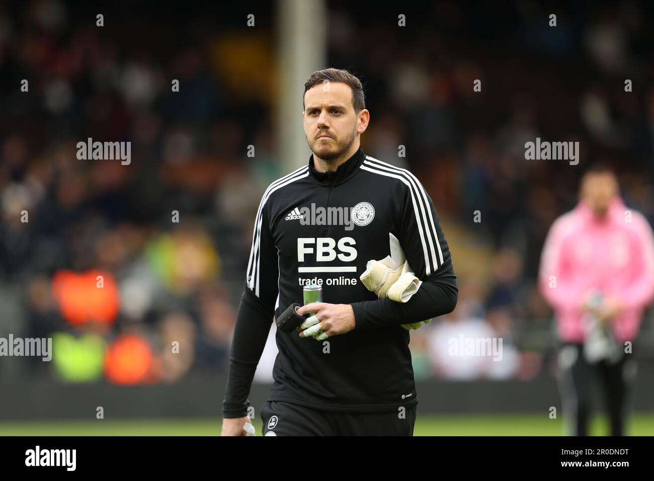 Craven Cottage, Fulham, London, UK. 8th May, 2023. Premier League Football, Fulham versus Leicester City; goalkeeper Danny Ward of Leicester City Credit: Action Plus Sports/Alamy Live News Stock Photo