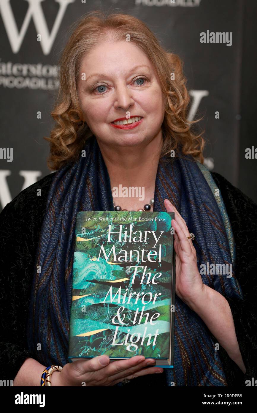 Hilary Mantel signs copies of her new novel "The Mirror & the Light' at