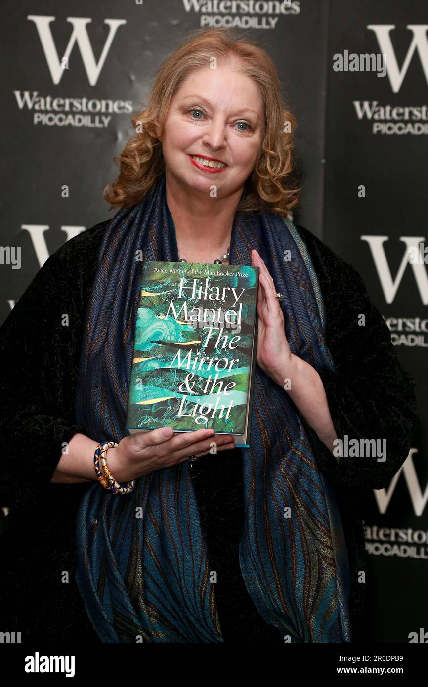 Hilary Mantel signs copies of her new novel "The Mirror & the Light' at