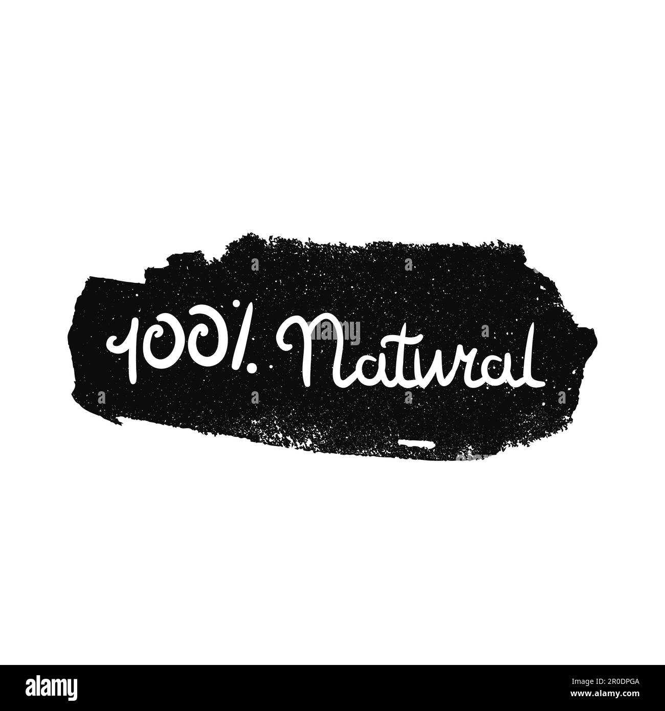 100 percent organic lettering Black and White Stock Photos & Images - Alamy