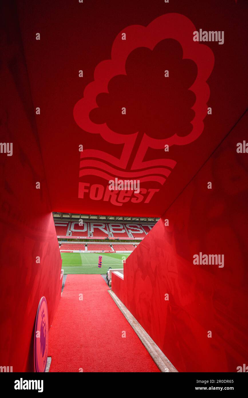 The City Ground, Nottingham, UK. 8th May, 2023. Premier League Football