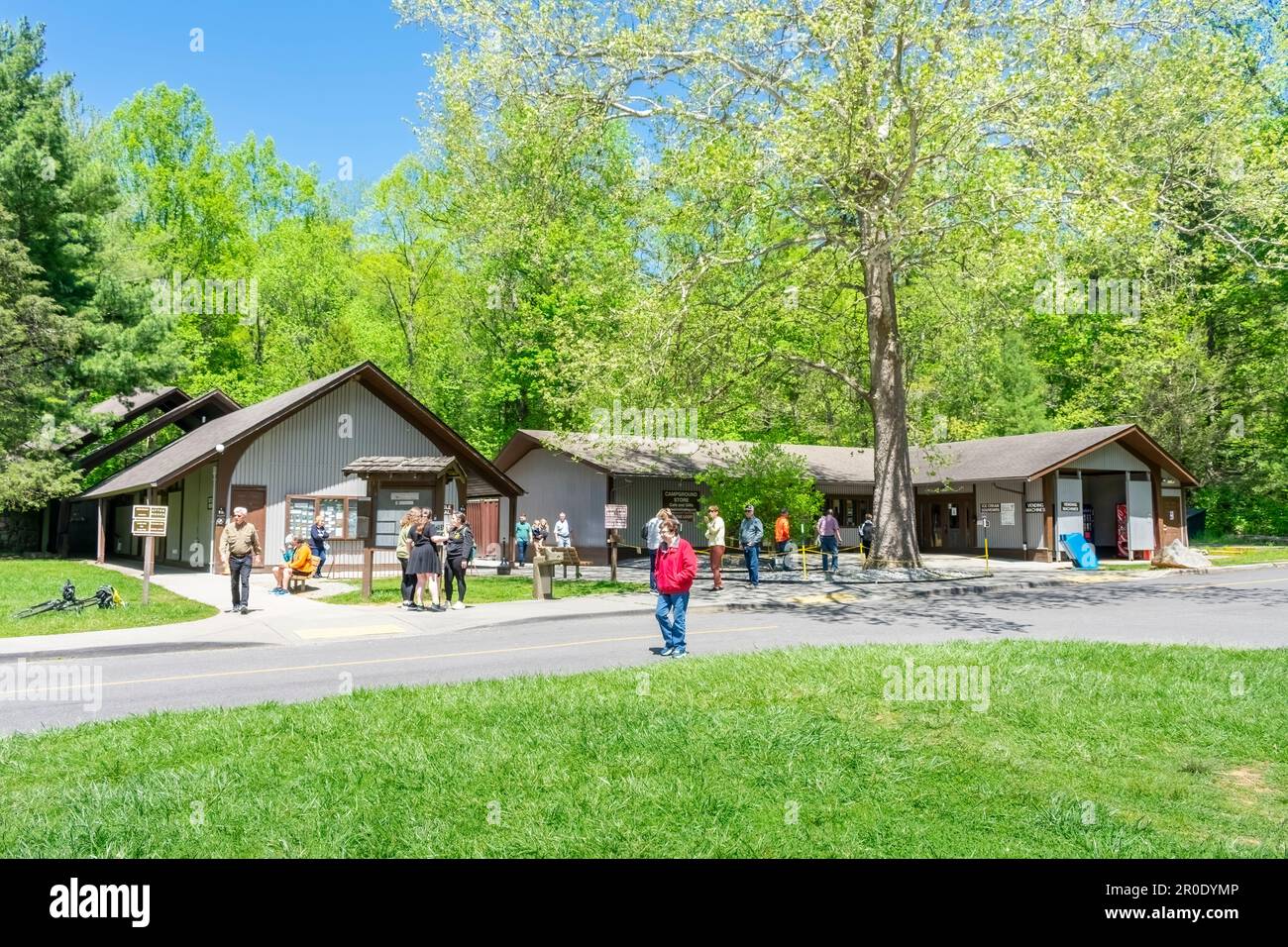 Cades Cove, Tennessee, United States April 24, 2023 Horizontal shot