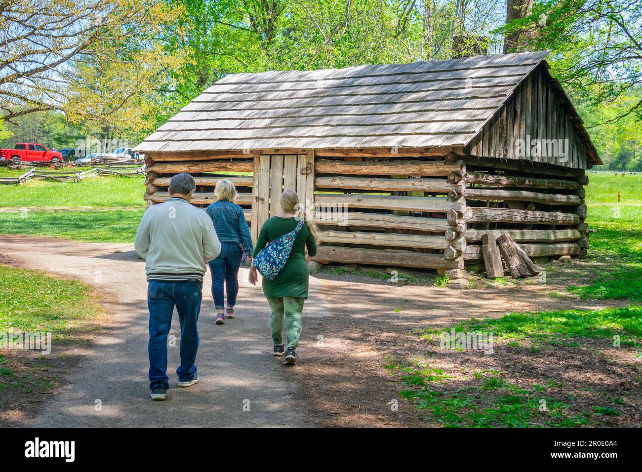Cades Cove, Tennessee, United States April 24, 2023 Horizontal shot