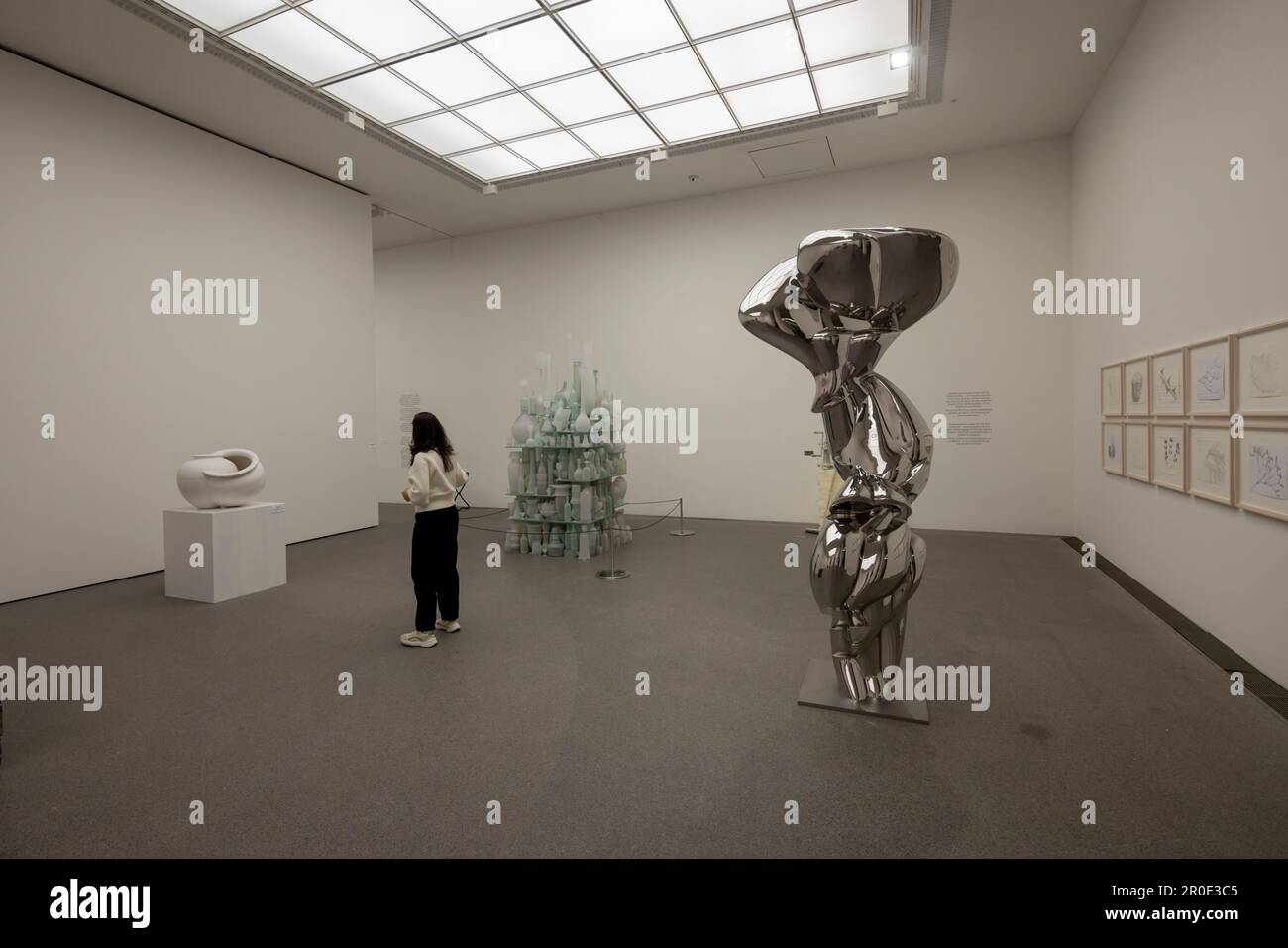 Tony Cragg sculpture exhibition, Pinakothek der Moderne, Munich, Germany Stock Photo