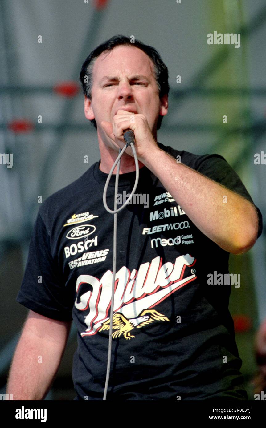 Milan Italy 1996-07-11 : Greg Graffin lead singer of Bad Religion during the Sonoria Festival Stock Photo